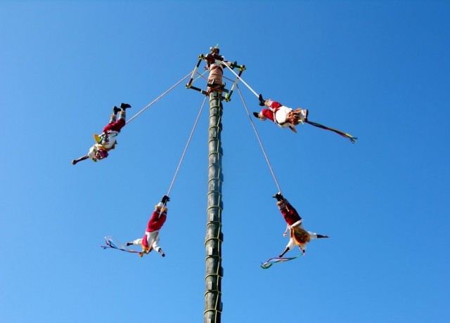La suggestiva danza de los Voladores: Messico